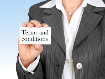Image of terms and conditions.