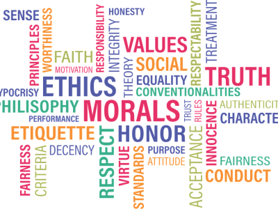 Image of ethics and values.
