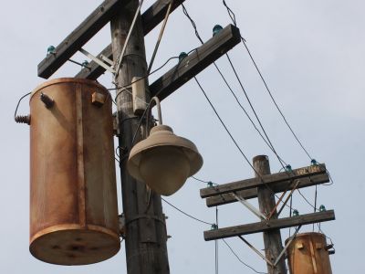 Image of electrical poles.