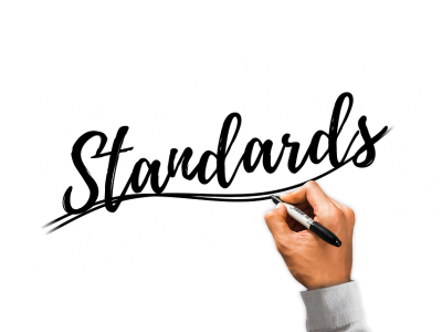 Image of the word standards.