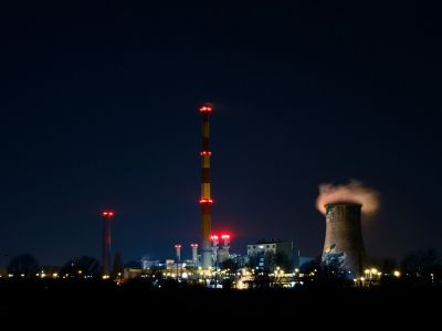 Photo of power plants.
