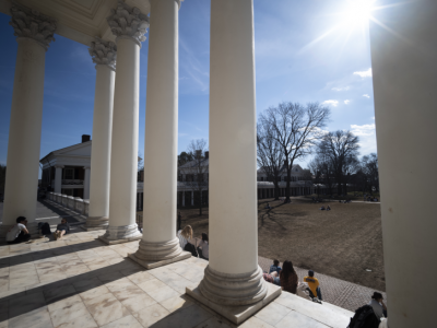 UVA Lawn in the spring